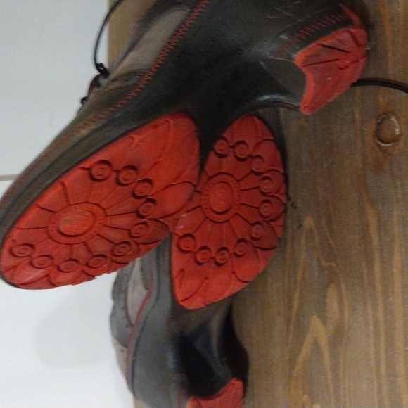 women's j-41 gray and black blue heel shoes size 7 med - Picture 4 of 4